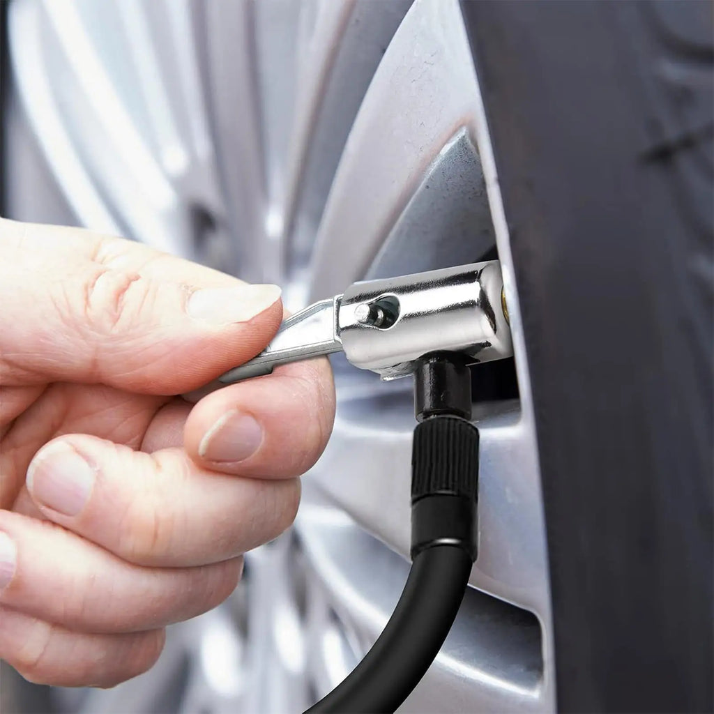 Car Tire Inflator Nozzle Connector Adapter Fast Inflator Chuck American Threaded Nozzle Adaptor Pump Accessories Car Repair Part Oasis Select
