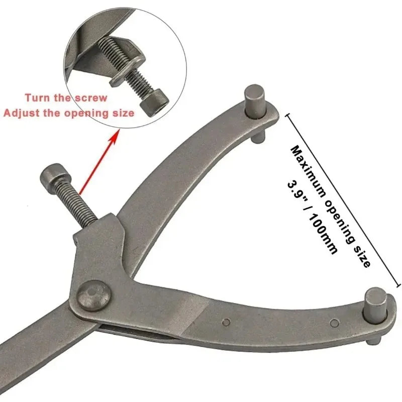 Flywheel Pulley Sprocket Spanner for Scooter Moped Y-Type Flywheel Wrench Belt Disc Magneto Fixing Clip Flywheel Caliper Clutch Oasis Select