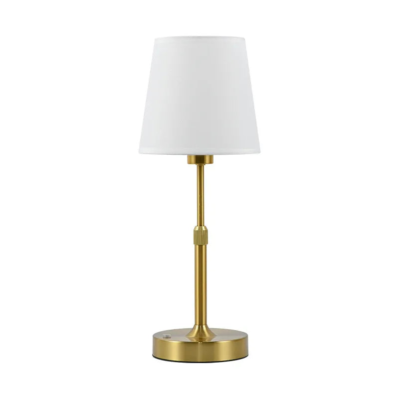 Wholesale of French Fabric Bedside Lamps, Creative Retro Charging Table Lamps, Bedroom Decorative Table Lamps Desk Lamp Oasis Select
