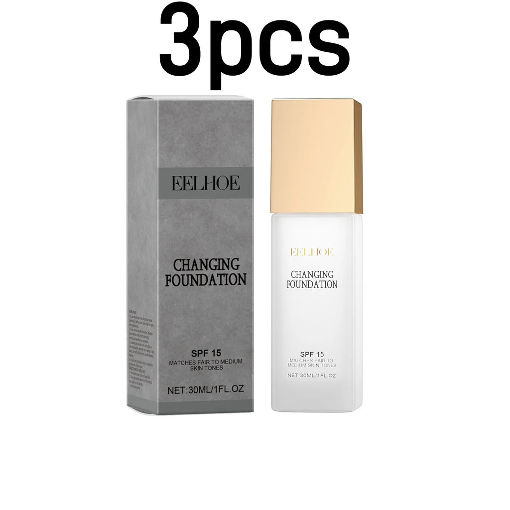 Eelhoe Color-Adapting Foundation – Full Coverage & SPF 30ml Color-Adapting Foundation Oasis Select 3pcs