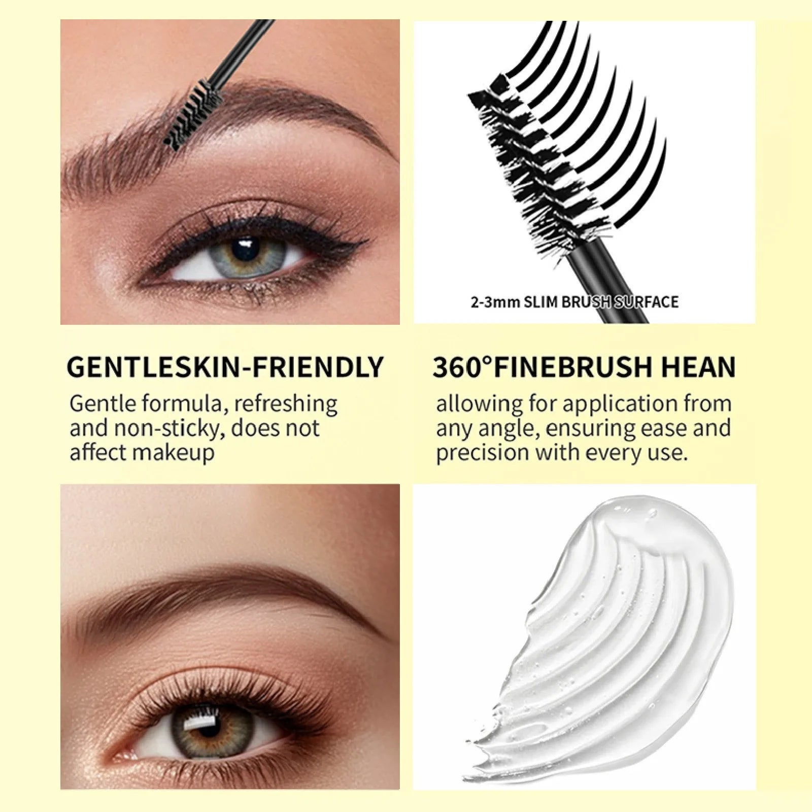 O'CHEAL 3D Feathery Brow Wax & Eyebrow Pencil Set | Waterproof