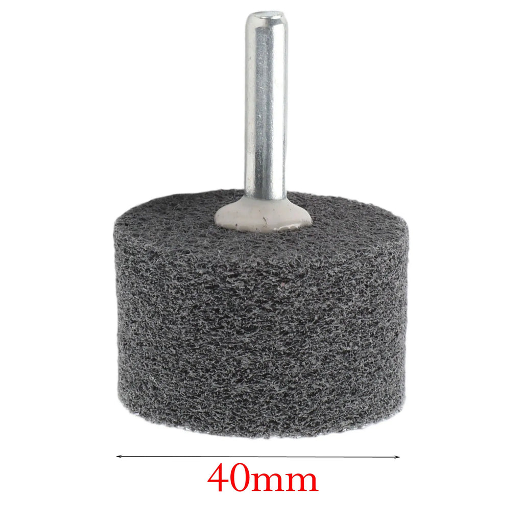 1pc 20-50mm Nylon Fiber Polishing Wheel Abrasive 6mm Shank Woodworking Metalworking Grinding Head For Drill Grinder Oasis Select 40mm