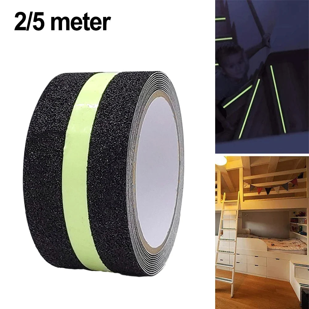 Glow in Dark Anti-Slip Grip Tape for Stairs & Steps | 2M/5M Anti-Slip Safety Tape Oasis Select