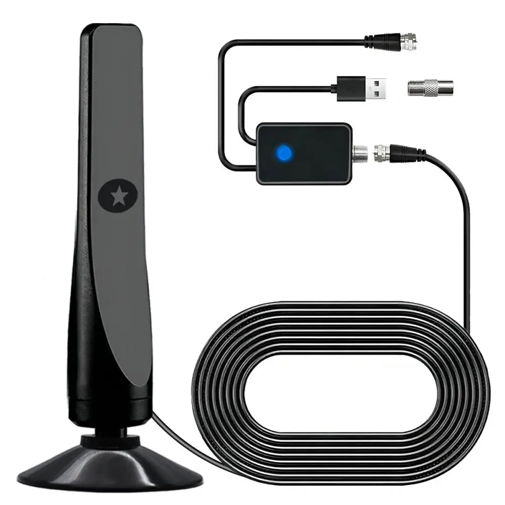 Off-the-shelf cross-border hot explosions home indoor DTMB ground wave antenna hdtv-t signal receiver Oasis Select black
