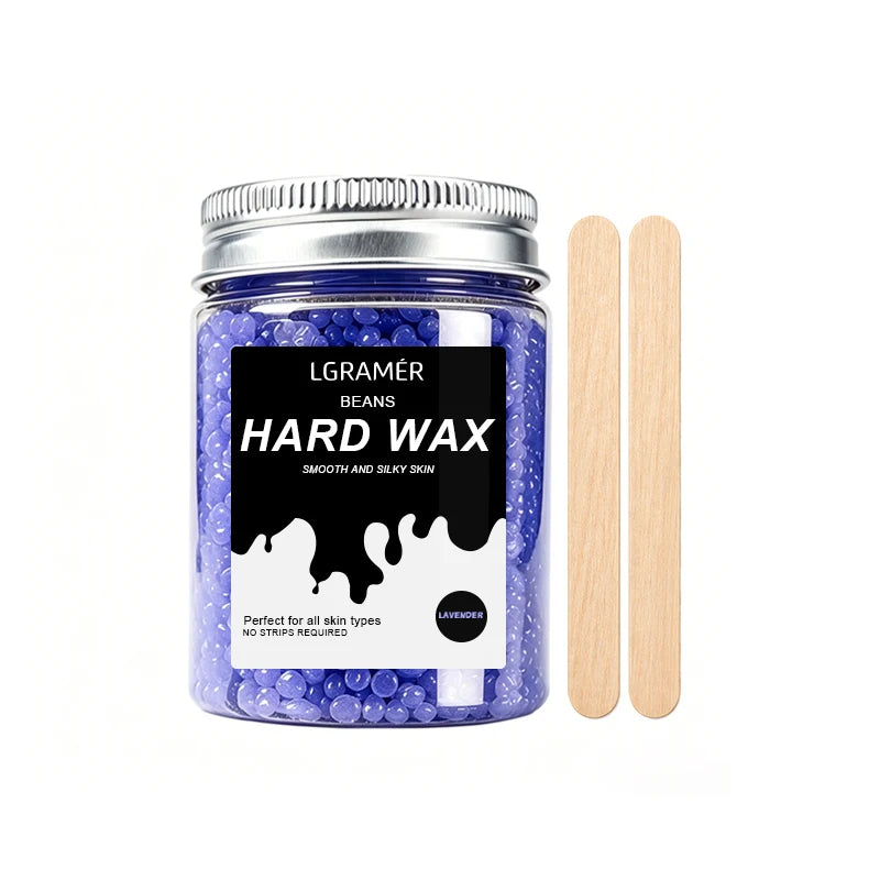 LGRAMER Hard Wax Beads for Hair Removal | 80g/380g Scented
