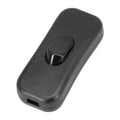 In Line Cord Switch Rocker Switch On/Off Lamp Control 303 Push Button Switch For Desk Lamp Floor Lamp Oasis Select black