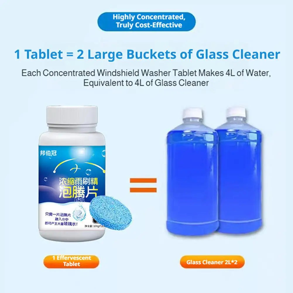 Windshield Washer Effervescent Tablets – All-Season 100ct