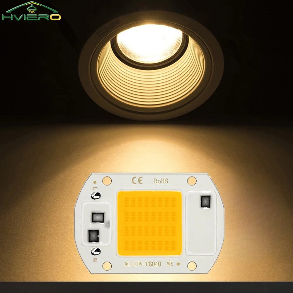 HVIERO COB LED Spotlight Bulb 10–50W | Garden Flood Light