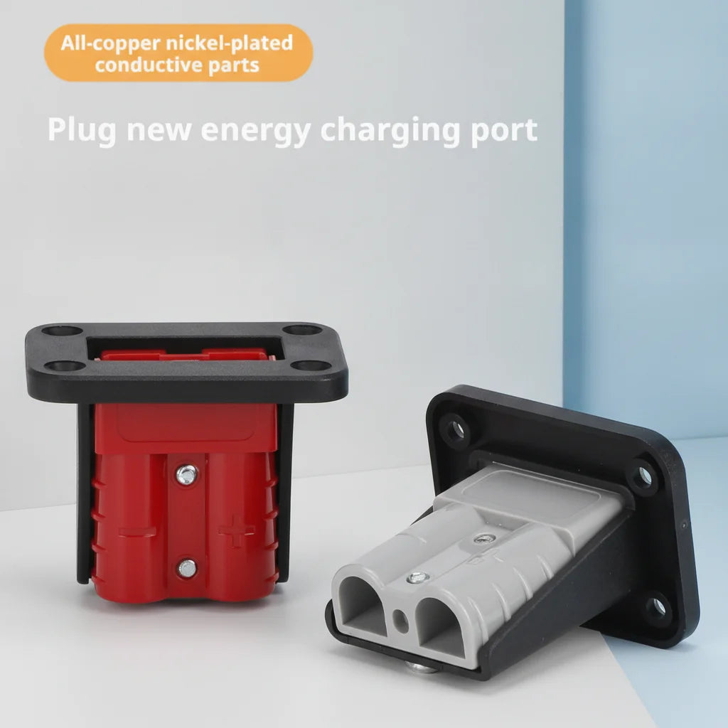 50A Flush Mount Connector Panel Base | RV Boat Trailer Truck