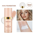 Color Changing Foundation 4 in 1 Moisturizing SPF 30+ Hydrating Color Longwearing Waterproof Travel Coverage Makeup Base Oasis Select 30ml
