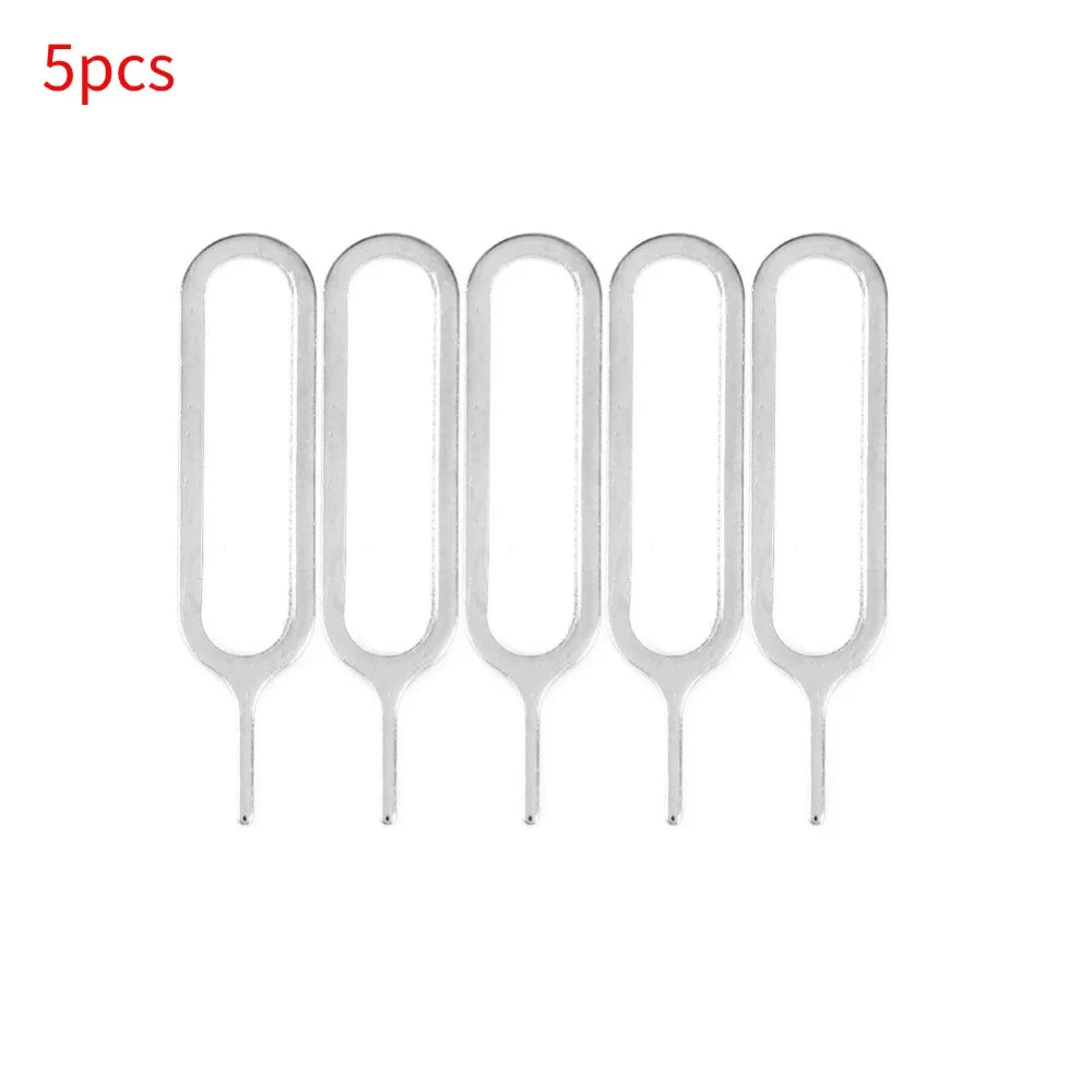 SIM Card Key Tray Eject Pin Portable Removal Tool Accessories for IPhone Samsung Xiaomi Sim Card Opener Remover Needle 1-50pcs Oasis Select 5pcs