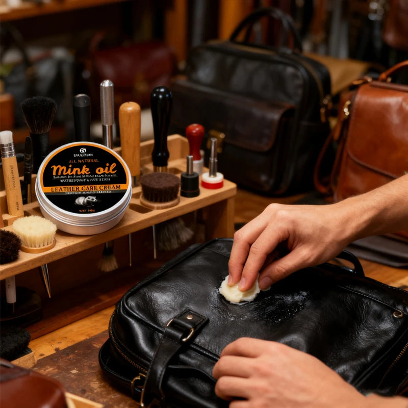 100/50g Premium Shoe Polish Leather Conditioner Color Restorer For Boots Dress Shoes Quick Dry Long Lasting Protection Care Balm Oasis Select