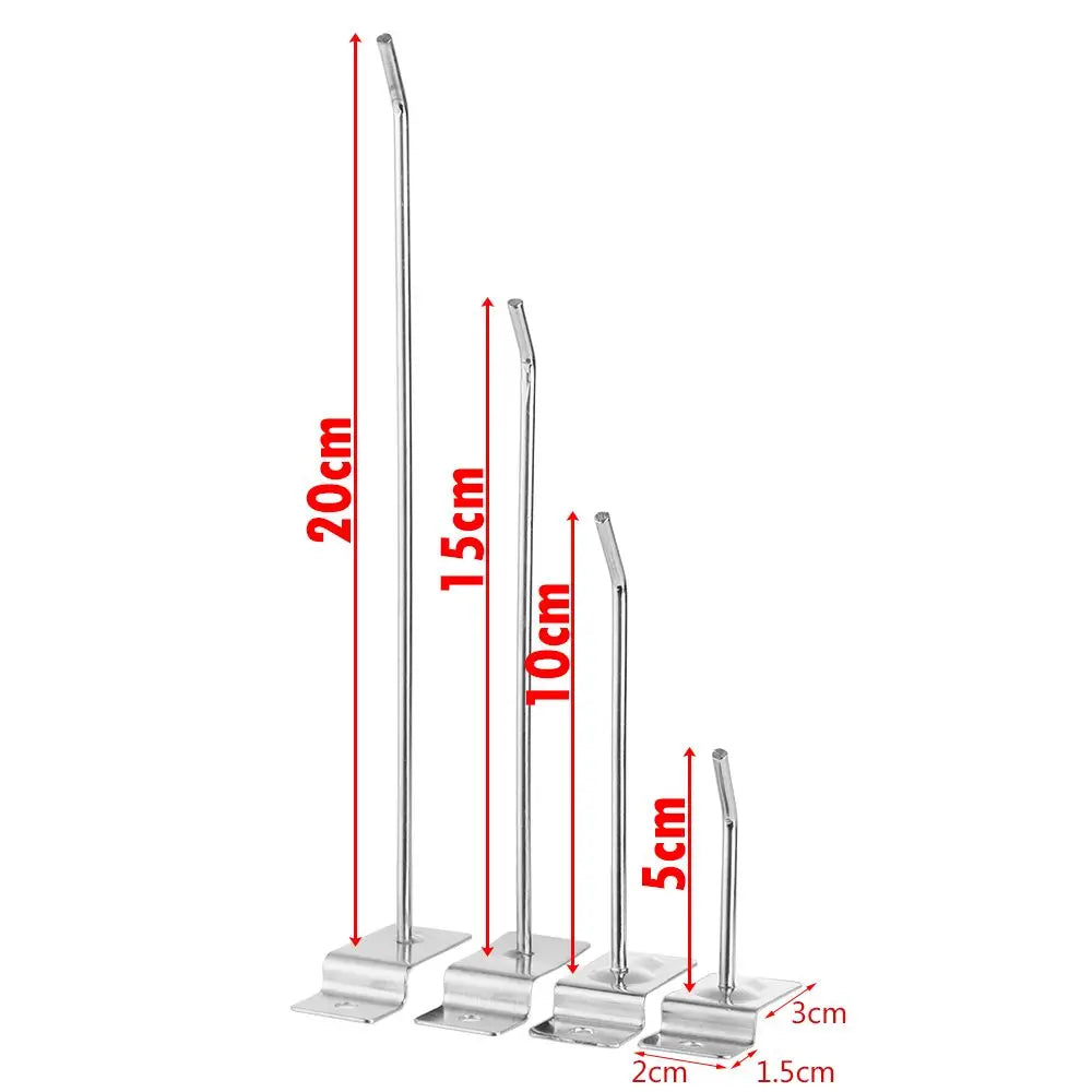 5Pcs Multi-function Storage Hanging Holder Display Hanger Single Pegboard Hook Retail Shop Goods Shelf Oasis Select