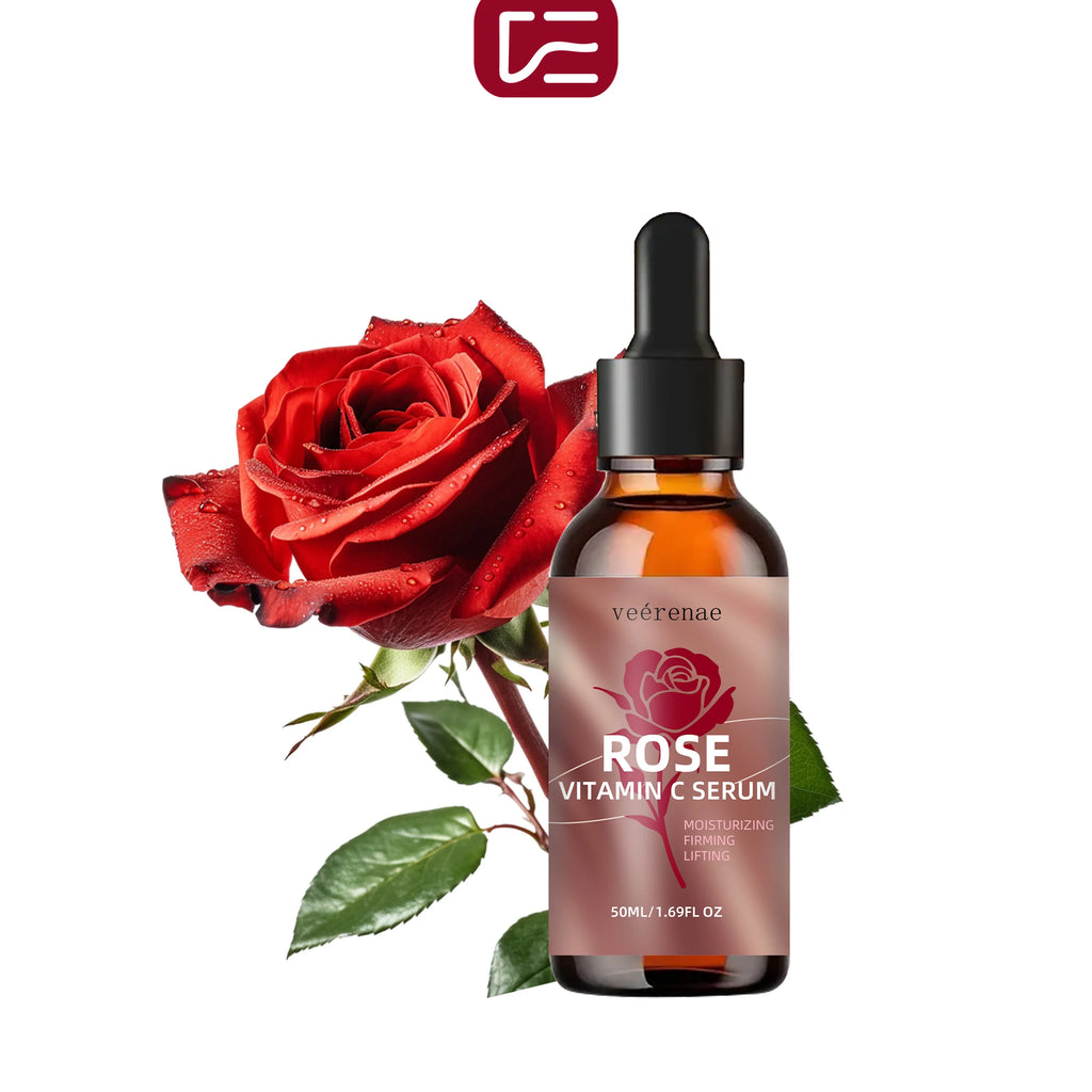 veérenae Rose Vitamin C Face Serum – 24-Hr Hydration