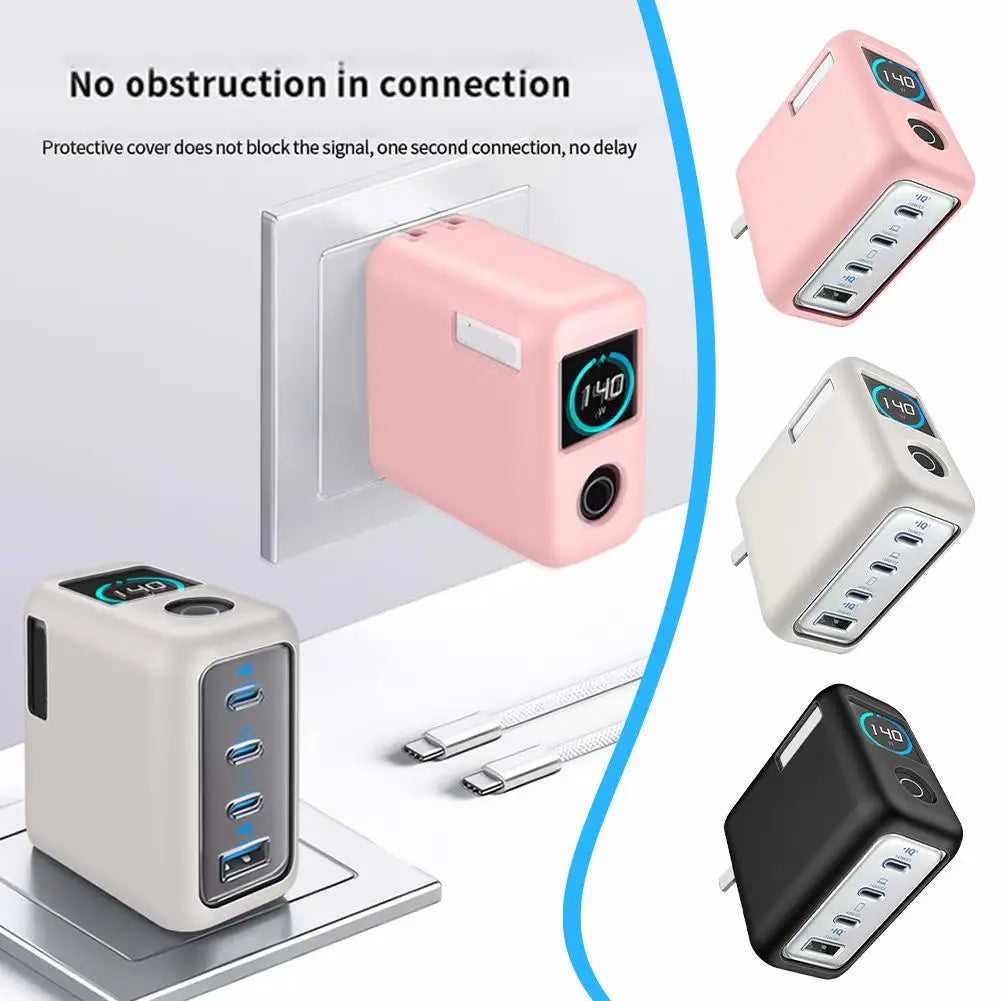 Silicone Case for Anker Zolo 140W GaN Charger – Dustproof Cover