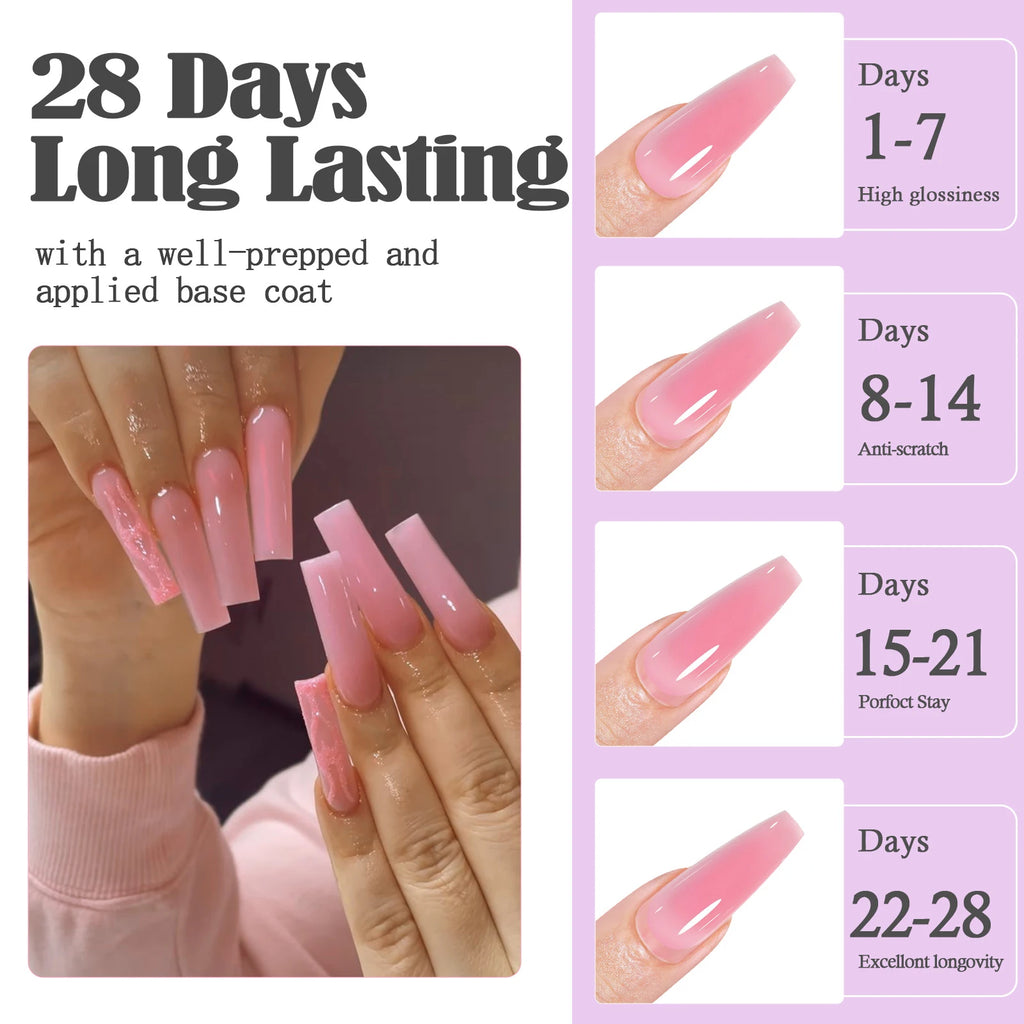 30ml Poly Nail Extension Gel UV/LED Builder – Solid Color Nail Builder Gel Oasis Select