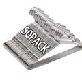 30/50PCS Heavy Duty Stainless Steel Hangers, 16.5 Inch Ultra Thin Space Saving Clothes Hangers, Polished Metal Wardrobe Hangers Oasis Select 50pcs