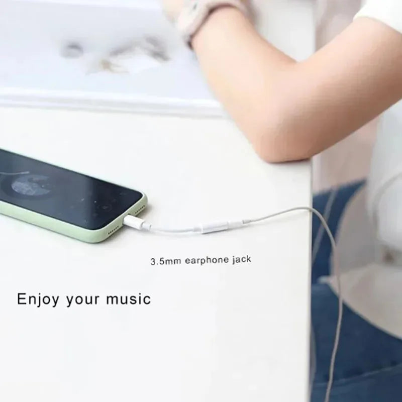 1-8pcs For Lighting Headphone Adapter for IPhone 11 12 13 14 Pro Max 12Mini SE XR X 8 7 + IOS To 3.5 Mm Jack AUX Audio Cable Oasis Select