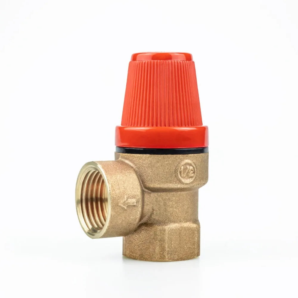 1pcs Brass Safety Valve Drain Relief Switch For Solar Water Heater Inner & Outer Wire Brass Safety Valve 1/2" 3/4" Oasis Select DN20 3bar 1