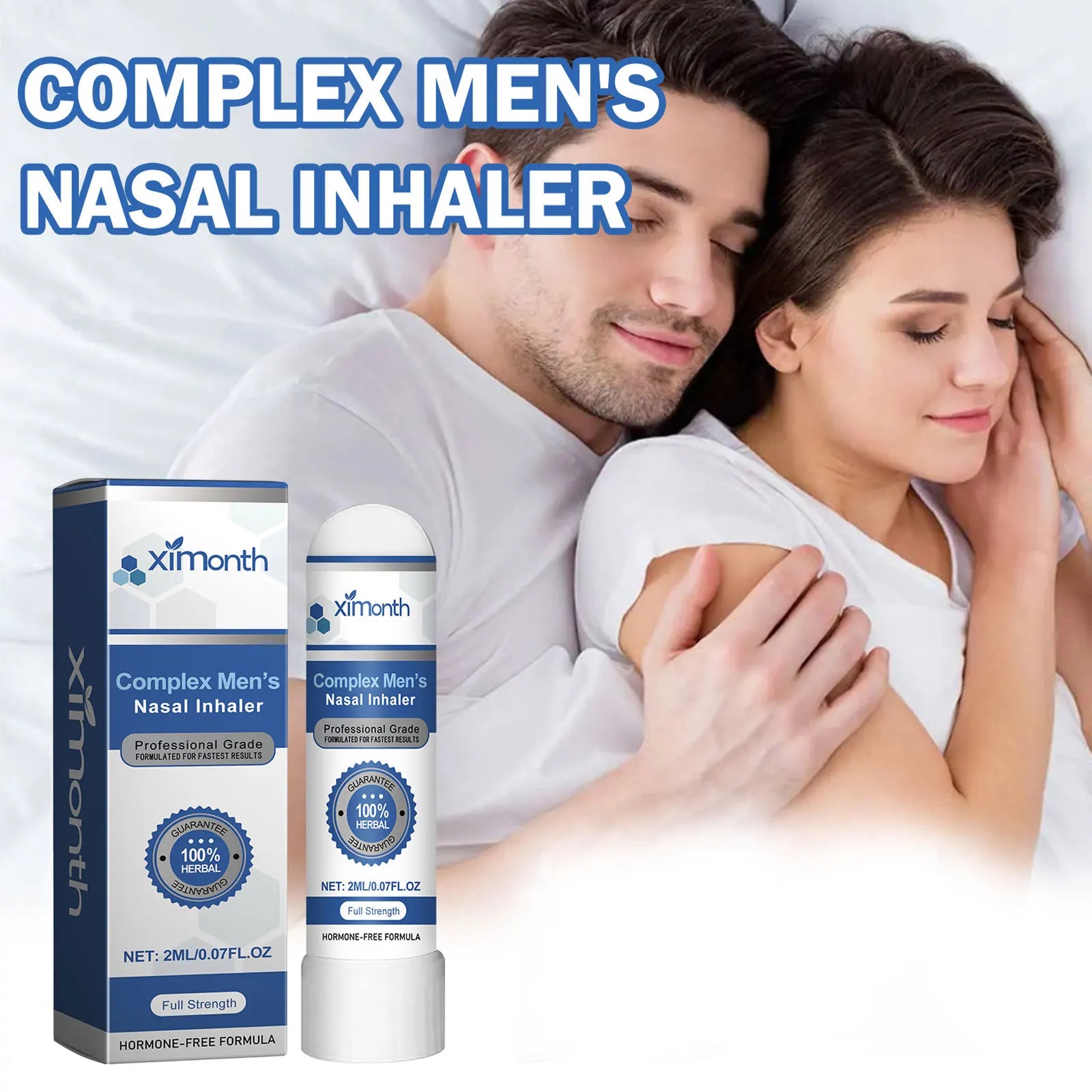 Ximonth Men's Energy Nasal Inhaler – Anti-Fatigue Vitality Boost Men's Nasal Inhaler Oasis Select