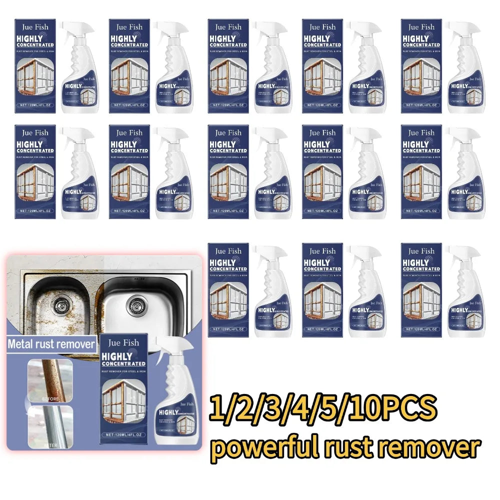 Multi-purpose Heavy-Duty Metal Rust Remover Rust Inhibitor Derusting Spray Powerful Metal Rust Remover Car Maintenance Oasis Select