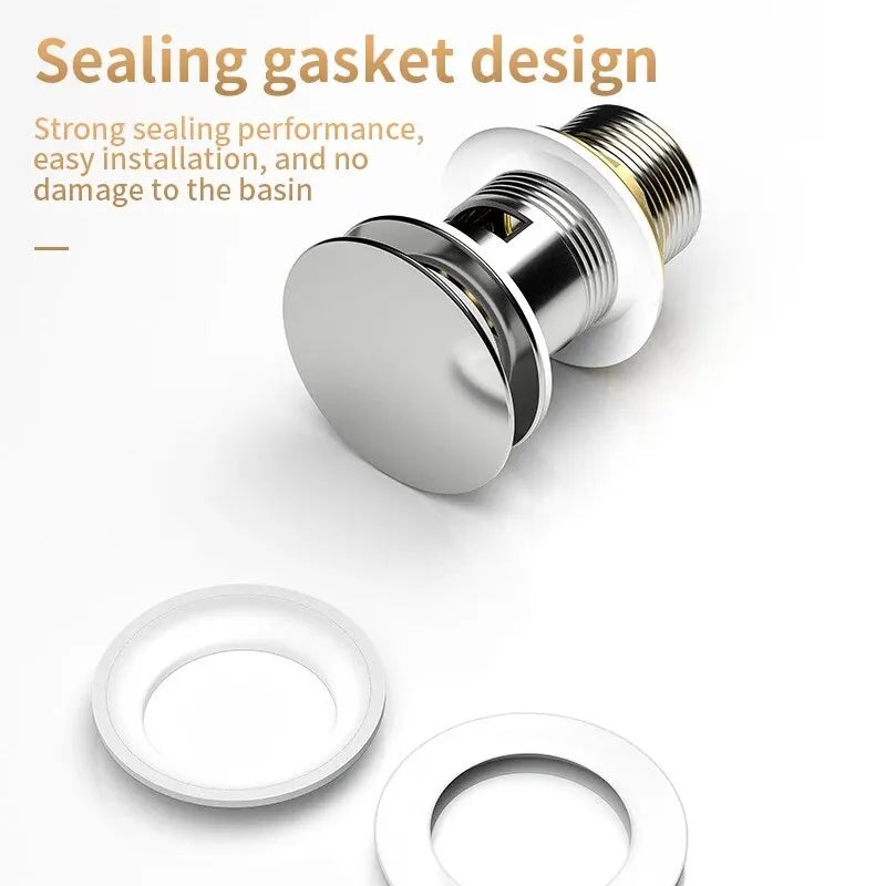 Gunmetal Pop Up Drain Basin Sink Stainless Steel Drain With Overflow Kitchen Bath Drain Stopper Without Overflow Basin Waste Oasis Select