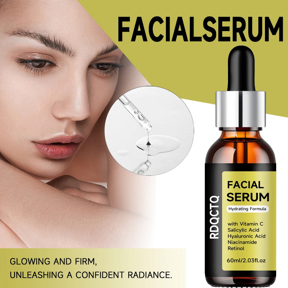 Vitamin C & Hyaluronic Acid Facial Serum – Niacinamide & Retinol Face Serum Oasis Select