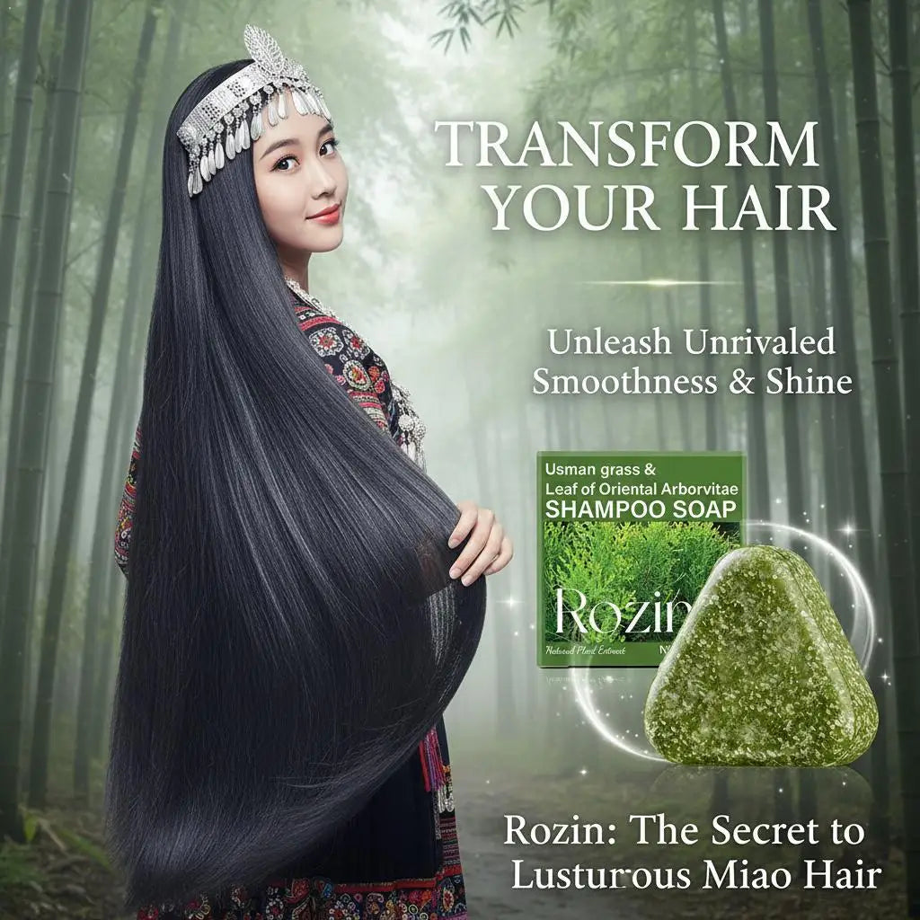 Thuja Leaf & Usman Grass Shampoo Bar Handmade Solid Soap Hair Nourishing Hair Oil Control Refreshing Fluffy Soothing Hair Care Oasis Select