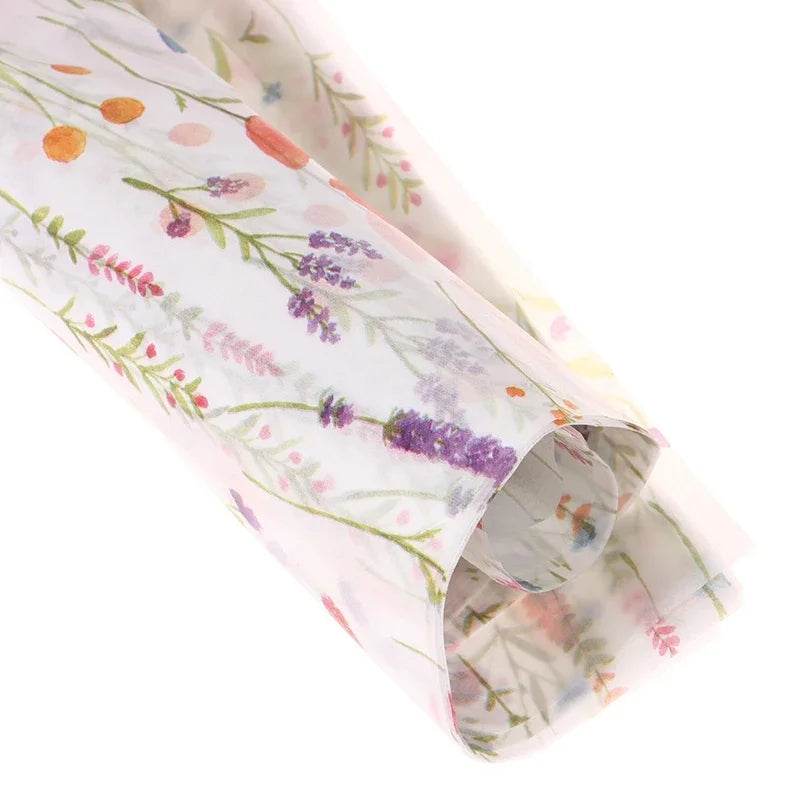 10 Pcs Floral Tissue Paper Bouquet Flower Wrapping Paper Gift Wrap Flower Art Paper For Diy Crafts Birthday Wedding Party Decor Oasis Select