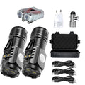 Mini LED Flashlight Type-C Rechargeable | 5 Modes & Pen Clip