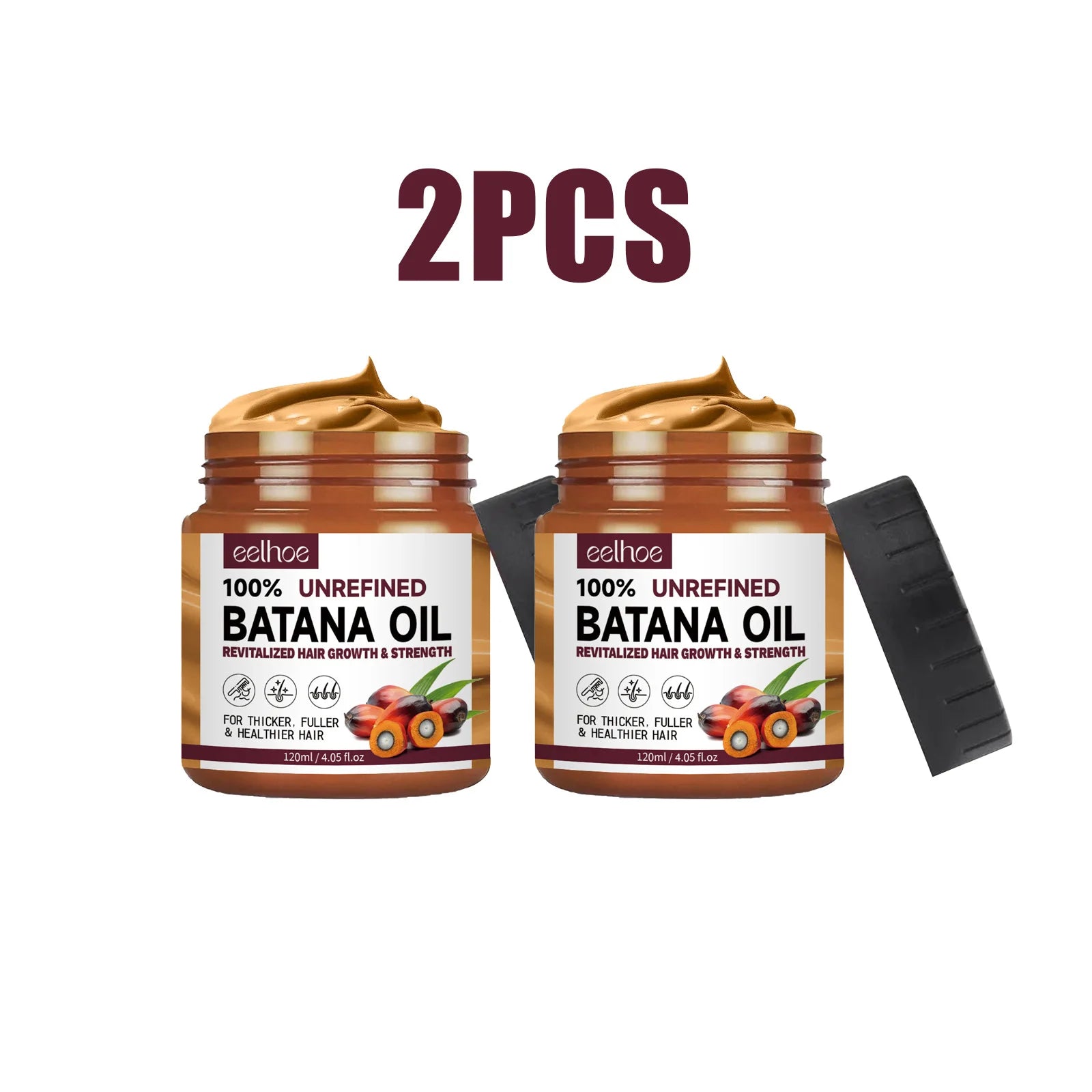 Batana Oil Hair Conditioner 120ml Natural Nourishing Moisturizing & Repairing Frizz Control Sulfate Free For Dry/Damaged Hair Oasis Select 2pcs