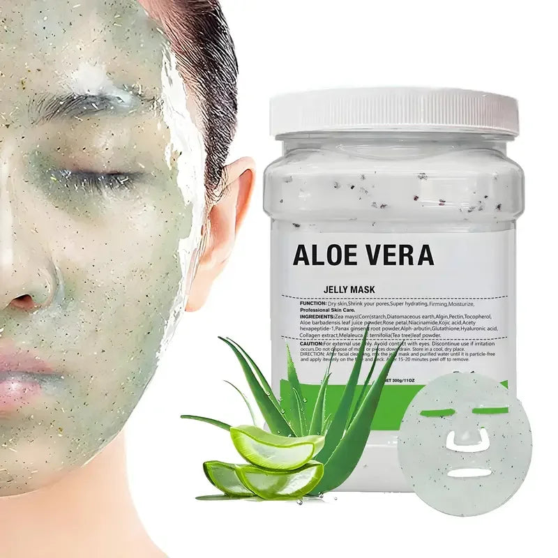 VERONNI 650g Hyaluronic Acid Jelly Mask Powder – All Skin Types Jelly Face Mask Oasis Select ALOE VERA