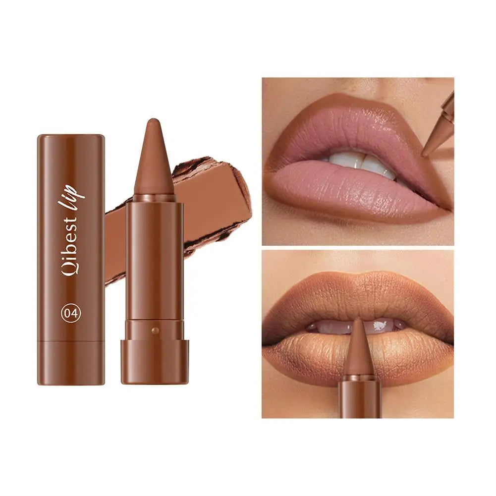 Twist-Up Matte Lip Liner Crayon – Waterproof, Long-Lasting Lip Liner Crayon Oasis Select 04