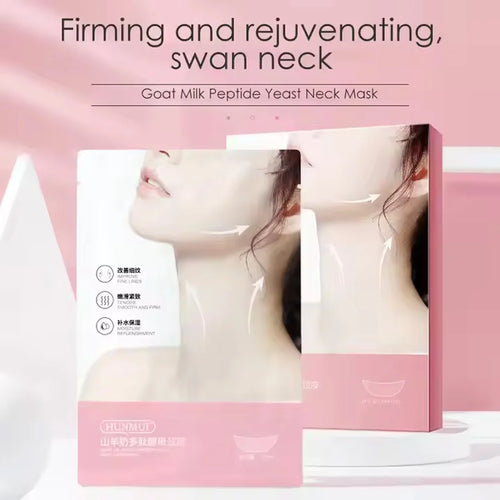 10-Pack Goat Milk Collagen Neck Mask – Firming & Hydrating Crystal Neck Mask Oasis Select