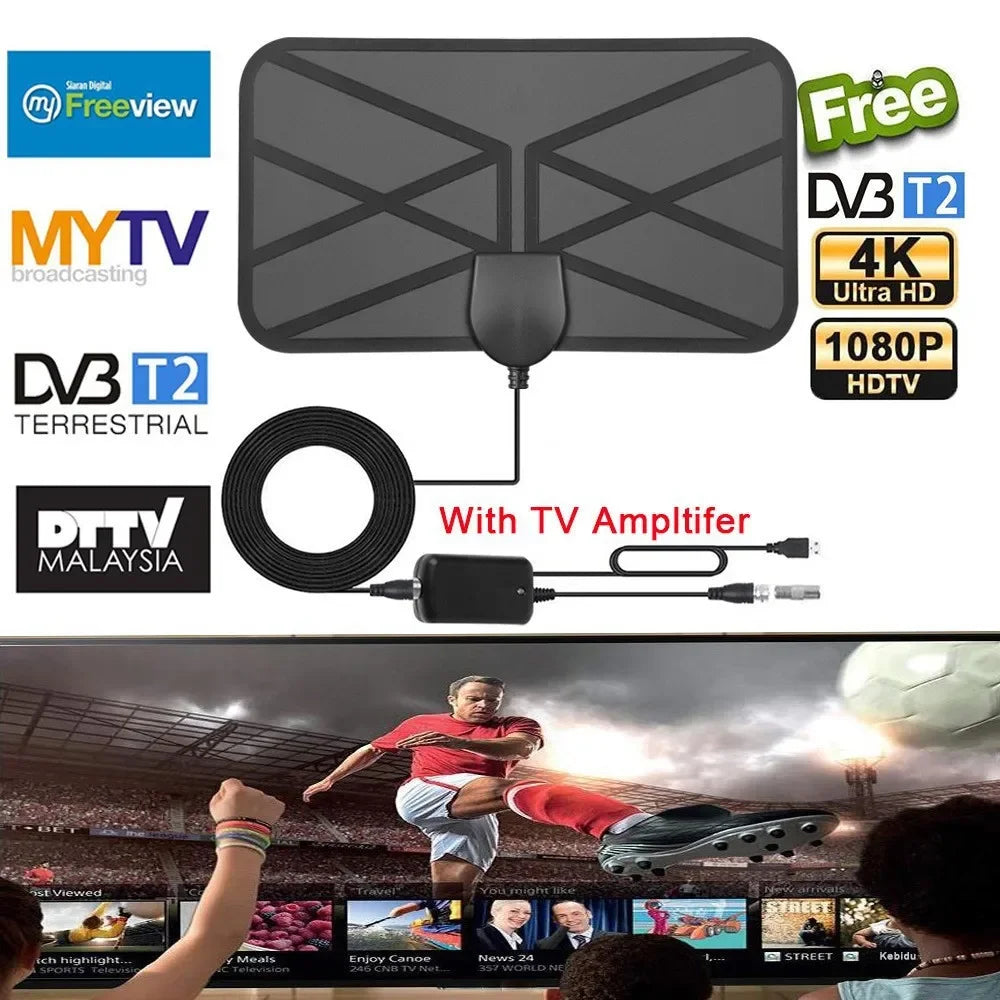 Tv antenna 4K high-gain high-definition digital TV antenna DVB-T2 TV antenna signal receiver Oasis Select