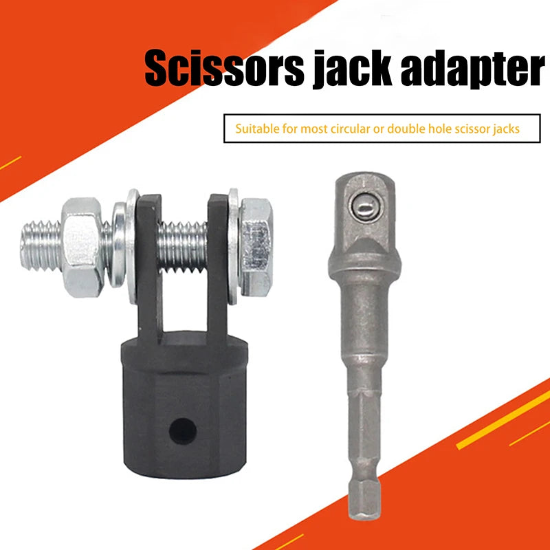 All-purpose 4x4 Auto Accessories, Scissor Jack Adapter for 1/2 Inch Drive Socket Wrench Tool Oasis Select Default Title