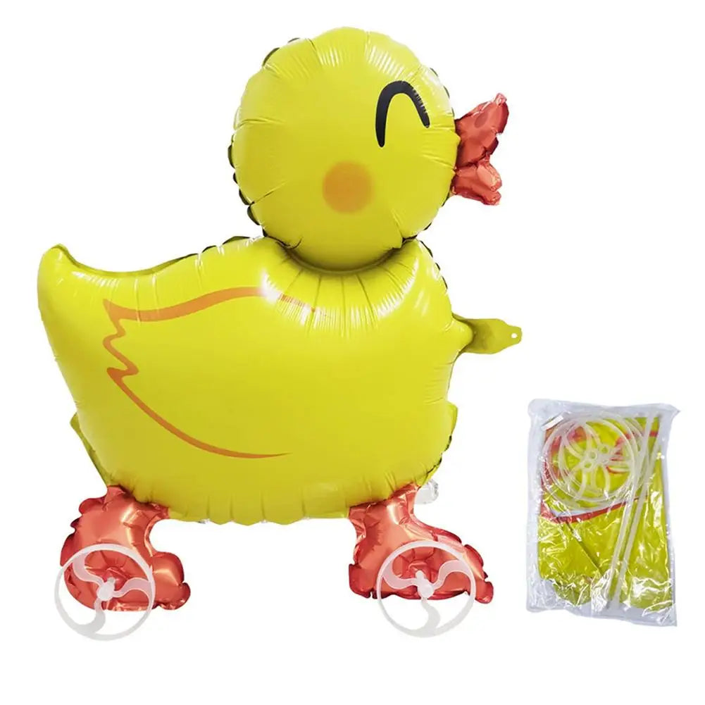 Walking Animal Foil Balloons with Wheels – Kids Party Decor