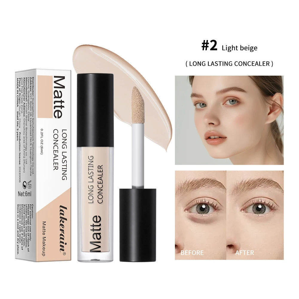 Lakerain Liquid Concealer | Full Coverage Matte & Satin Finish