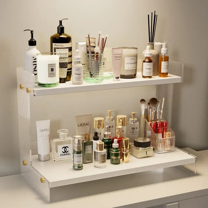 Multi-functional Desktop Shelf Household Cosmetics Storage Rack Acrylic Storage Rack sturdy and durable Oasis Select