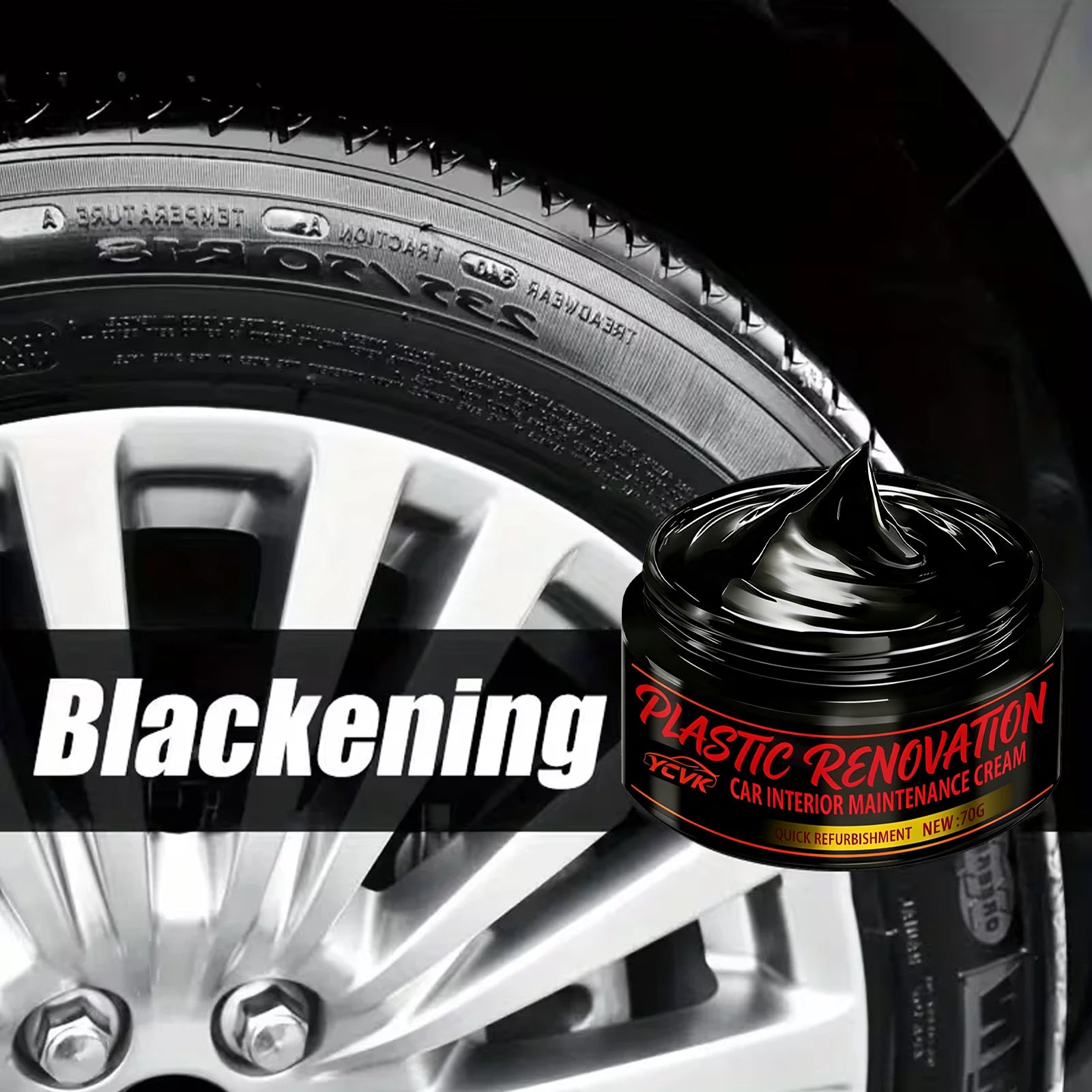 Car Interior Plastic & Leather Restorer Cream 70g | Dashboard Interior Restorer Cream Oasis Select