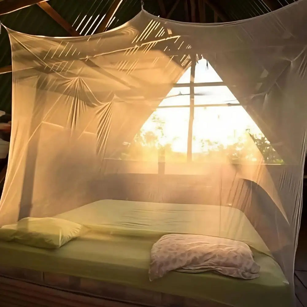 Outdoor Camping Mosquito Net Large White Breathable Insect-Proof Protective Tent Portable Bedroom Bed Curtain Oasis Select