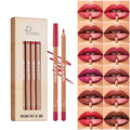 Eldridge Matte Lip Liner Set – 12 Waterproof Pencils