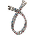 1Pair Single Head Cold and Hot Water Inlet Pipe Basin Sink Water Tube Replacement Stainless Steel Woven Kitchen Plumbing Hoses Oasis Select 100cm