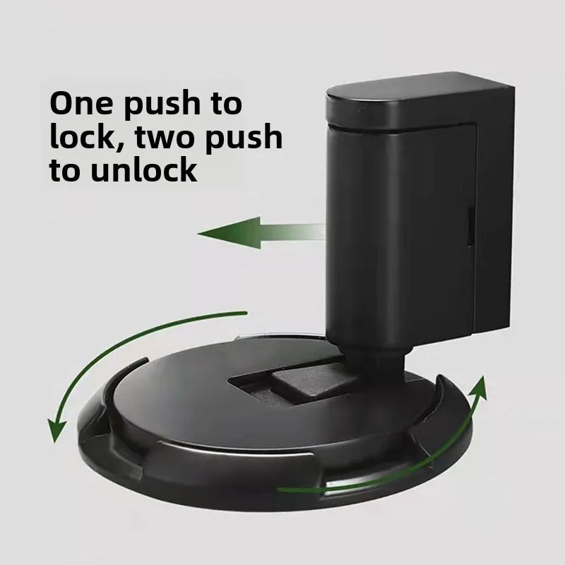 Door Stopper Magnetic Door Stopper No Drilling Silent Floor Door Stop with Screws Adhesive Adjustable Mechanical Magnetic Oasis Select