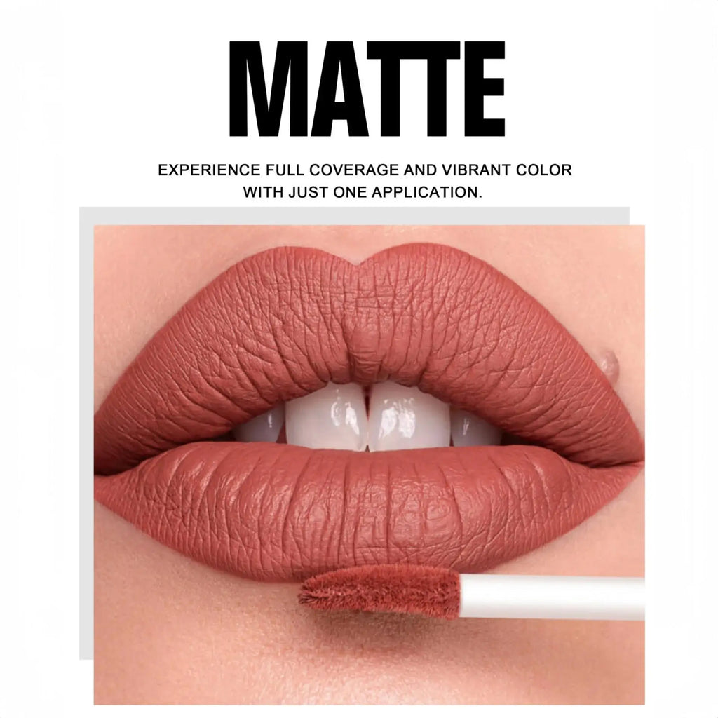 12 Colors Long Lasting Matte Lipstick Set With Nourishing Lip Oil Coating Mirror Finish Waterproof Lipgloss Makeup Oasis Select