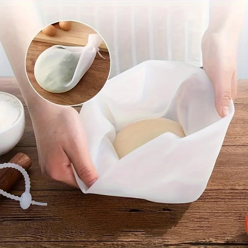 Silicone Dough Bowl 1pc, Non-Stick Reusable Proofing Basket for Bread Pizza Dough, Easy Clean Home Professional Baking Baking Oasis Select