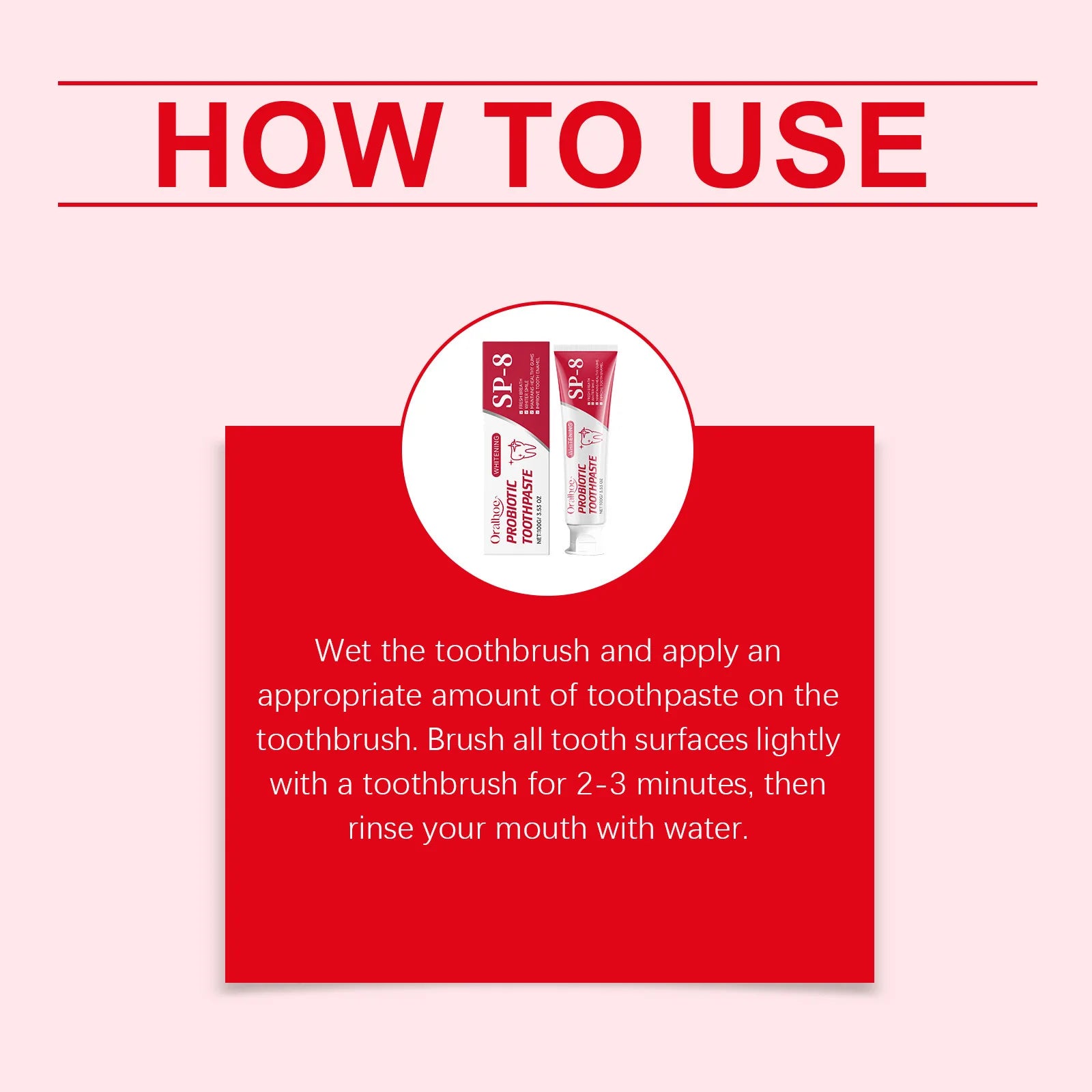 Probiotic Toothpaste Enamel Brightening Gingival Protection Refreshing Breath Teeth Cleaning Sensitive Gums Tooth Repair Paste Oasis Select