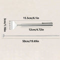Telescopic Back Scratcher Stainless Steel extendable back scratching and massage tool for relaxation Includes pen clip design Oasis Select Silver