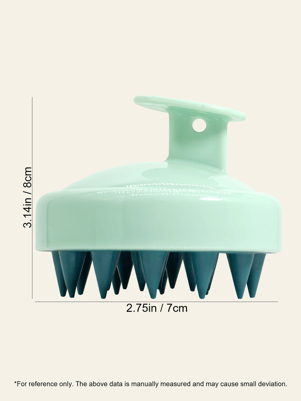 Silicone Shampoo Scalp Hair Massager Head Body Scalp Massage Brush Scalp Massage Brush Comb Magic Handle Brush Spa Massage Brush Oasis Select