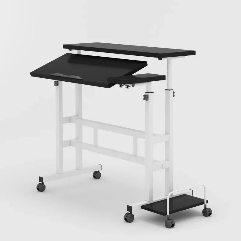 Multi-functional homeBedroom Lifting Computer Desk Multifunctional Table Movable Student Desk Oasis Select black